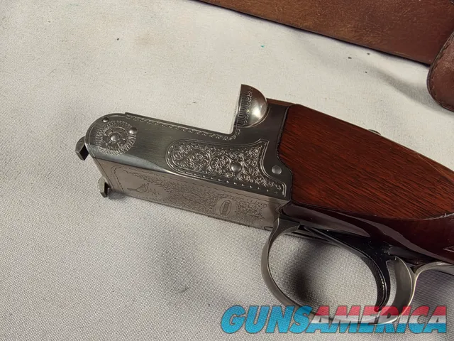 9259  Winchester Model 23 Pigeon XTR, 20 Gauge, 26” barrels, IC/MOD, Round Knob, Ejectors, vent rib, butt pad, coin silver re