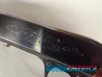 9431  Browning SA22 , 22 short, wheel sight, Belgium made, rare caliber, metal butt plate, one of the first made.