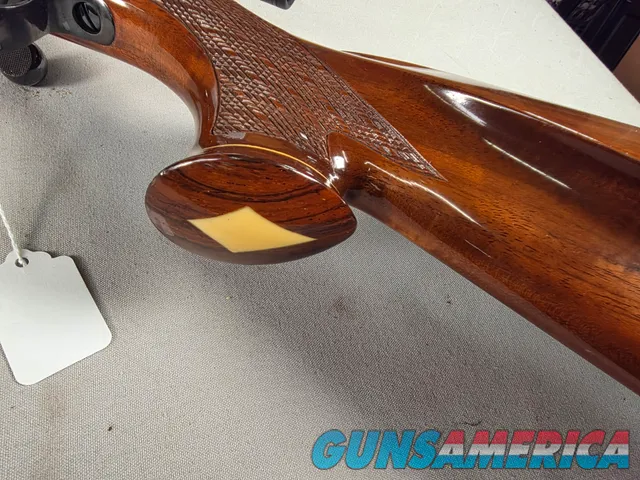 9386  Winslow Rifle, 270 Cal, 24 “ barrel, cheek piece, rosewood caps, Winslow Sheild, checkered stock, tasco 6x24x40, More p