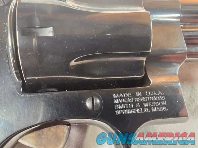 9276 Smith and Wesson 57-6, 41 Magnum, 6” barrel, Hi-Viz red camp front sight, N Target Frame, 6 shot, Micrometer rear, spec