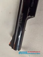 9276  Smith and Wesson 57-6, 41 Magnum, 6” barrel, Hi-Viz red camp front sight, N Target Frame, 6 shot, Micrometer rear, spec