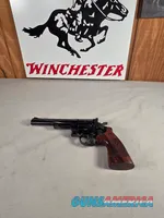 9276  Smith and Wesson 57-6, 41 Magnum, 6” barrel, Hi-Viz red camp front sight, N Target Frame, 6 shot, Micrometer rear, spec