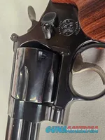 9276  Smith and Wesson 57-6, 41 Magnum, 6” barrel, Hi-Viz red camp front sight, N Target Frame, 6 shot, Micrometer rear, spec