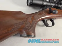 9484 Remington 700, 243 Caliber, 24” barrel, cheek piece, sling swivels, butt pad, DCR Sight man Scope, 3x12x44.