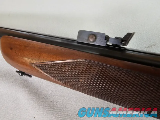 9292  Walther Sport Model 22 LR Nitro, Swing swivel, bolt action, PRE- War , 1930’s , 26” heavy barrel, many proof marks, adj