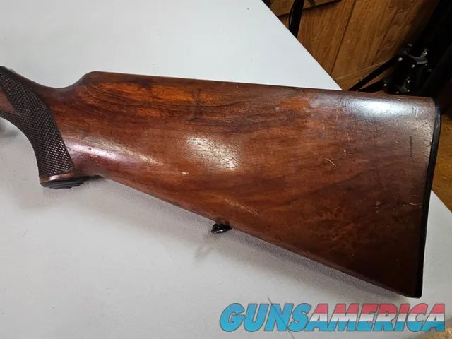 9292  Walther Sport Model 22 LR Nitro, Swing swivel, bolt action, PRE- War , 1930’s , 26” heavy barrel, many proof marks, adj