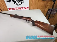 9292  Walther Sport Model 22 LR Nitro, Swing swivel, bolt action, PRE- War , 1930’s , 26” heavy barrel, many proof marks, adj