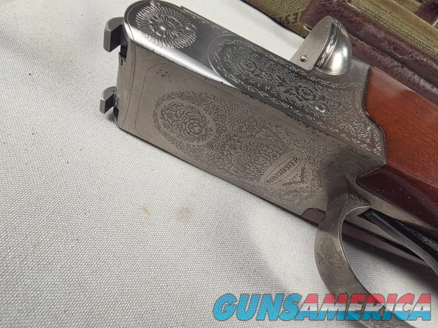 9344  Winchester 23 XTR Pigeon grade Side by Side shotgun, 12 gauge, 26” barrels, 3” chambers, Winchoke screw in chokes, it c