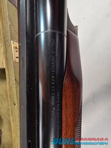 9344  Winchester 23 XTR Pigeon grade Side by Side shotgun, 12 gauge, 26” barrels, 3” chambers, Winchoke screw in chokes, it c