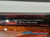 9105  Charles Daly, field hunter ultra light, 20 gauge, 26” barrels, IC/M, Vent rib, butt plate, gold trigger, brass bead, 98