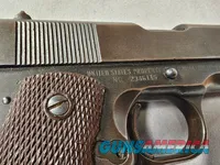 9114  Remington Rand 1911 45 cal, Syracuse NY, US Property, M1911, US Army, Holster, excellent condition, turning brown, More