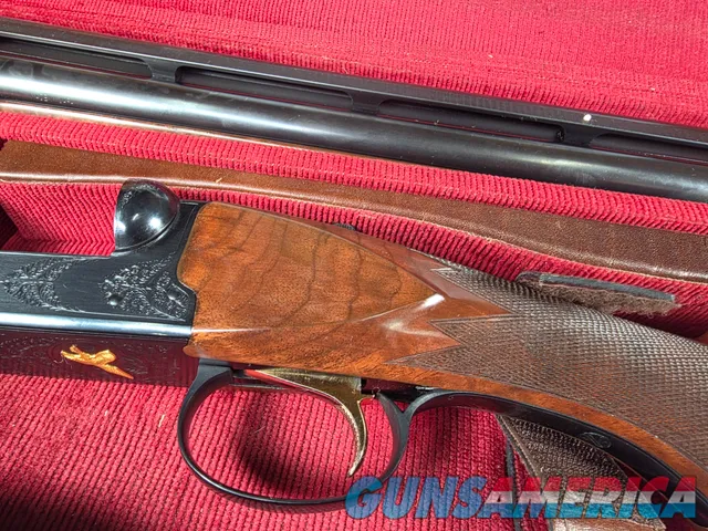 9203 Winchester 23 Classic 12 Gauge, 2 ¾ and 3, 26” barrels, 14 LOP, IC/Mod fixed chokes, butt pad, Really nice dark figured 