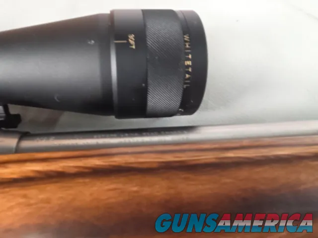 9379  Savage Model 12, 22-250,laminated stock, steel barrel, ebony forend cap, 24: barrel, Whitetail 6.5x20x50 scope,  More p