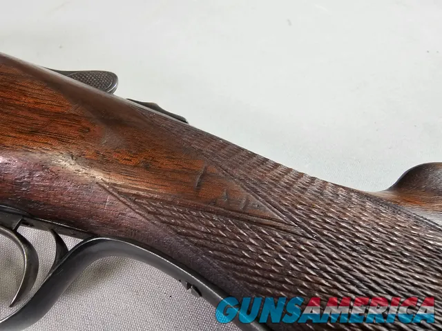 9076  Parker V Model, 12 Gauge, 30” Barrels, MOD/FULL, Small dent on barrel, repair on side panel, Vulcan steel barrel, doubl