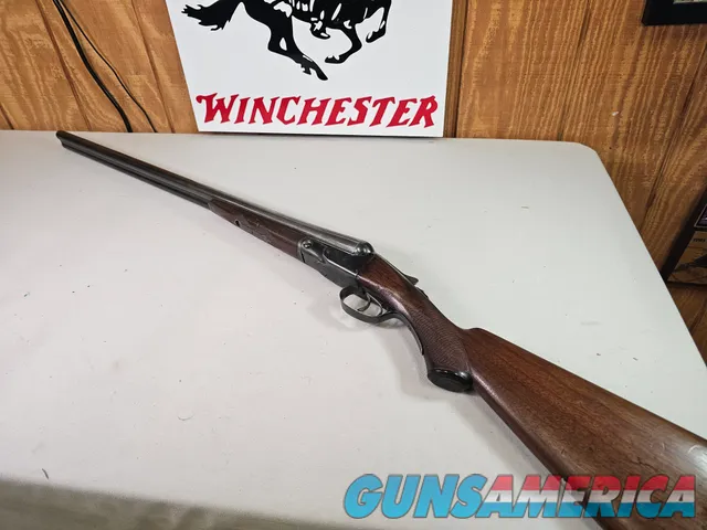 9076  Parker V Model, 12 Gauge, 30” Barrels, MOD/FULL, Small dent on barrel, repair on side panel, Vulcan steel barrel, doubl