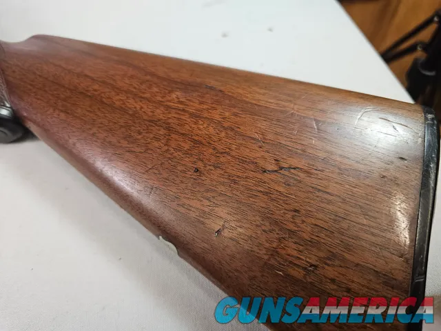 9076  Parker V Model, 12 Gauge, 30” Barrels, MOD/FULL, Small dent on barrel, repair on side panel, Vulcan steel barrel, doubl