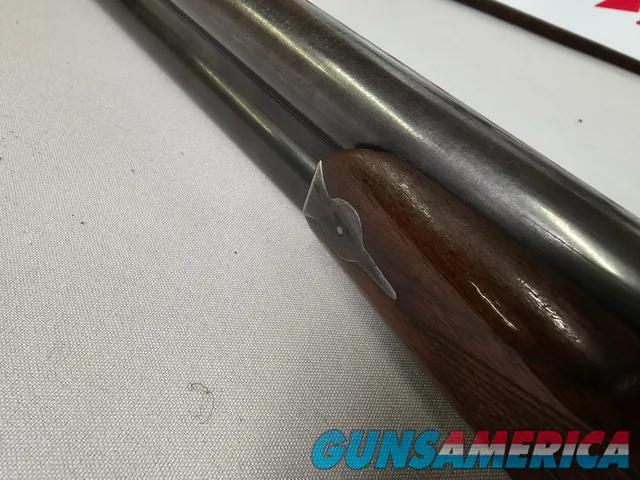 9076  Parker V Model, 12 Gauge, 30” Barrels, MOD/FULL, Small dent on barrel, repair on side panel, Vulcan steel barrel, doubl
