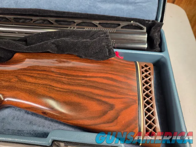 9312 Perazzi DB81 Special, 12 gauge, high vent rib, pistol grip, butt pad, 14 ¾ LOP, 32” barrel, blued receiver, paperwork,