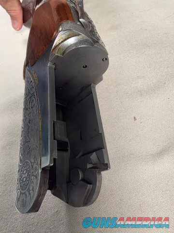 9475 Fausti Celadon, 12 Gauge, 28” Barrels, screw in chokes ( SK, IC, Mod, 2 Full,) Choke wrench, case booklet, Round knob,