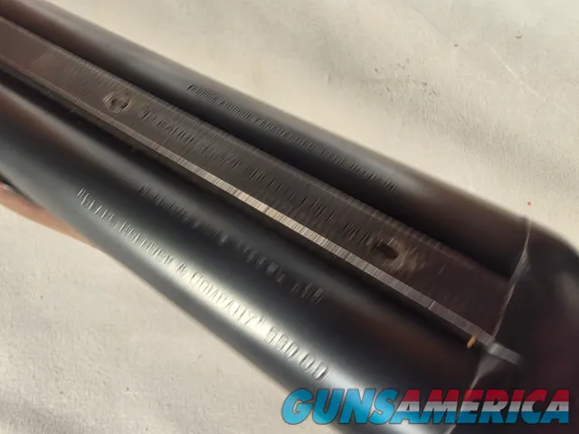 9419 LC Higgins made by AFA, 12 Gauge, 28” barrels, M/F, Single trigger, custom checkered stock, butt pad, pistol grip, 14 ½