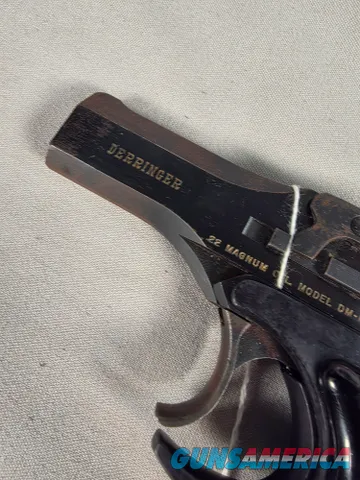 9359  High Standard Derringer, DM 101, 22 Mag, Blue, 2 shot, More pictures at DawsonsDoubles DOT COM