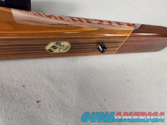 9389  Winslow 300 Win mag, 26” barrels, laminated stock, cheek piece, rosewood caps, Burris scope Balvar 8B 2.5x8x40, More pi