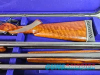 9017 Winchester 101  3 barrel skeet set, 20 gauge, 28 gauge, 410 gauge, pistol grip, vent rib, 13 ½ LOP, 28” barrels, In corr