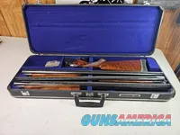 9017 Winchester 101  3 barrel skeet set, 20 gauge, 28 gauge, 410 gauge, pistol grip, vent rib, 13 ½ LOP, 28” barrels, In corr