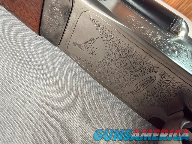 9335  Winchester Model 23 Pigeon XTR side by side, 20 gauge, 2 ¾ and 3”, 28 “ barrels, Round knob, Winchester butt plate, 14 