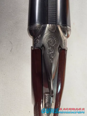 9335  Winchester Model 23 Pigeon XTR side by side, 20 gauge, 2 ¾ and 3”, 28 “ barrels, Round knob, Winchester butt plate, 14 