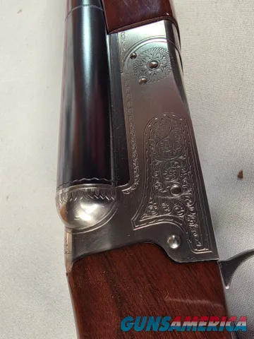 9335  Winchester Model 23 Pigeon XTR side by side, 20 gauge, 2 ¾ and 3”, 28 “ barrels, Round knob, Winchester butt plate, 14 