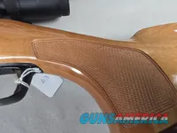 9398  Browning X Bolt, 270 Cal, 22” barrel, Rosewood cap, muzzle brake, Leupold 3.5x10x40 , Tiger striped wood, with box, Mor