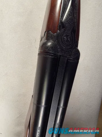 9332 SKB/Ithaca 280 20 gauge, side by side shotgun, 25” barrels, IM/M, Single selective trigger, Ejectors, Butt plate, 14 ¼