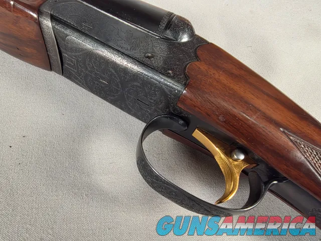 9332 SKB/Ithaca 280 20 gauge, side by side shotgun, 25” barrels, IM/M, Single selective trigger, Ejectors, Butt plate, 14 ¼