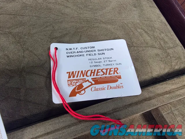 9426  Winchester Green shotgun case, This one is very rare as it for the National Wild Turkey Federation 12 gauge shotgun, th