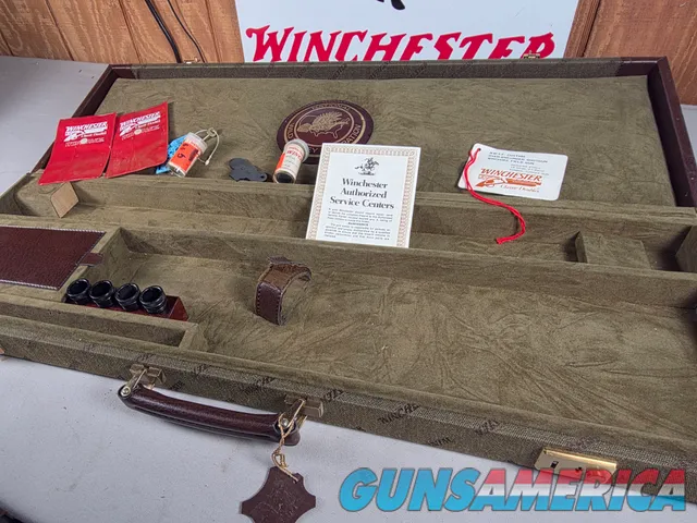 9426  Winchester Green shotgun case, This one is very rare as it for the National Wild Turkey Federation 12 gauge shotgun, th