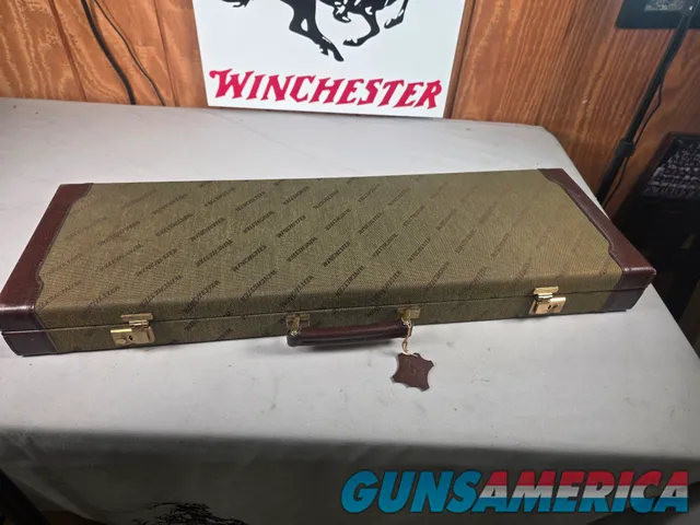 9426  Winchester Green shotgun case, This one is very rare as it for the National Wild Turkey Federation 12 gauge shotgun, th