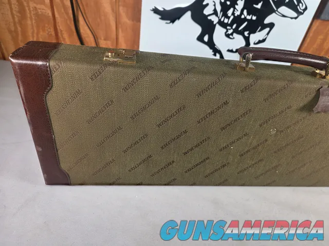 9426  Winchester Green shotgun case, This one is very rare as it for the National Wild Turkey Federation 12 gauge shotgun, th