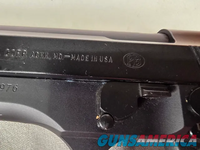 9487  Beretta 92FS, 9MM, 5” barrel, 2 Magazines 15 rounds each, laser in grip. Rubber grips. 