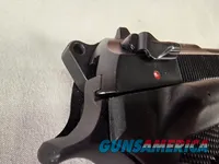 9487  Beretta 92FS, 9MM, 5” barrel, 2 Magazines 15 rounds each, laser in grip. Rubber grips. 