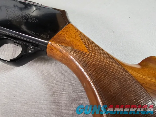 9074 Browning Model 2000 12 Gauge, 26” Barrels, IC, cheek piece stock, some finish loss, mid bead gone, 90% condition, Pachma