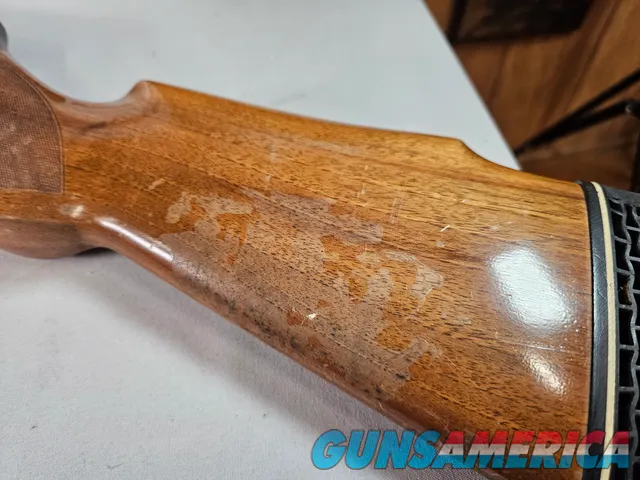 9074 Browning Model 2000 12 Gauge, 26” Barrels, IC, cheek piece stock, some finish loss, mid bead gone, 90% condition, Pachma