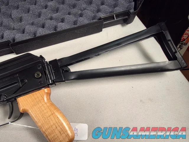 9367  Kalashnikov KR 103, 7.62x39, folding stock, wood grip and fore arm, adjustable sight, muzzle break, 3 mags, 18” barrel,