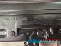 9367  Kalashnikov KR 103, 7.62x39, folding stock, wood grip and fore arm, adjustable sight, muzzle break, 3 mags, 18” barrel,