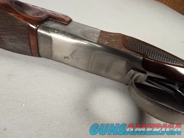 9225 Winchester 101 Pigeon grade, 20 Gauge , SK/SK, Pistol Grip, 27” Barrels, 14 LOP, Vent rib, Butt plate, two white beads,