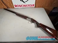 9225  Winchester 101 Pigeon grade, 20 Gauge , SK/SK, Pistol Grip, 27” Barrels, 14 LOP, Vent rib, Butt plate, two white beads,