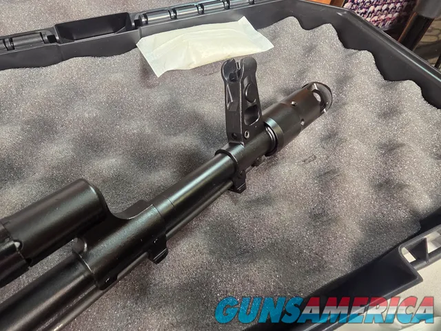 9371   Kalashnikov KR-103, 7.62x39, 18” barrel, muzzle break adjustable sight, Wood stock and forearm,  one mag and case. Has
