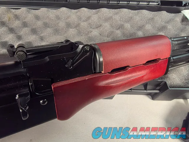 9371   Kalashnikov KR-103, 7.62x39, 18” barrel, muzzle break adjustable sight, Wood stock and forearm,  one mag and case. Has