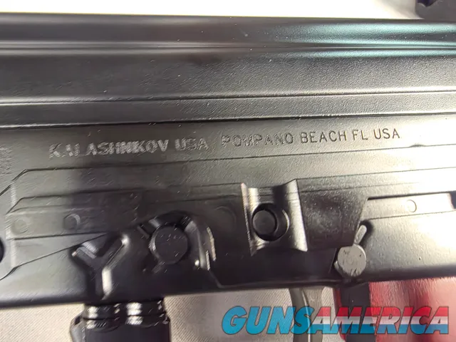 9371   Kalashnikov KR-103, 7.62x39, 18” barrel, muzzle break adjustable sight, Wood stock and forearm,  one mag and case. Has