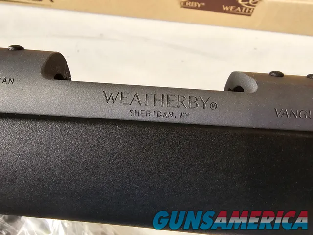 9099 Weatherby Vanguard 6.5 Creedmoor 25” Barrels, NIB, Coastal association, magazine cover, banquet rifle, synthetic stock,